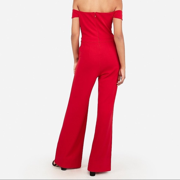 Off Shoulder Palazzo Jumpsuit - Picture 2 of 3